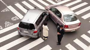 car accident in intersection